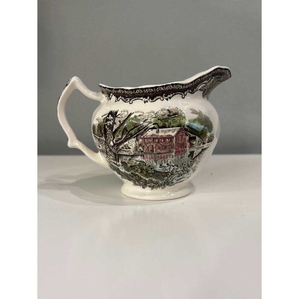 Johnson Brothers Friendly Village Old Mill 4" Creamer Made in England Vintage